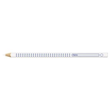 FABER-CASTELL Crayon pour cahier et tableau GRIP blanc