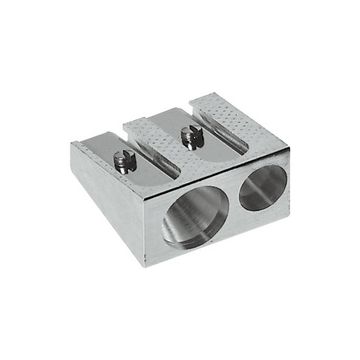 FABER-CASTELL Double taille crayon en Metall, argent