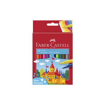 FABER-CASTELL Feutre CASTLE, étui carton de 24 pièces