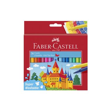 FABER-CASTELL Feutre CASTLE, étui carton de 36