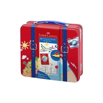 FABER-CASTELL Feutre CONNECTOR PEN, mallette de voyage de 40