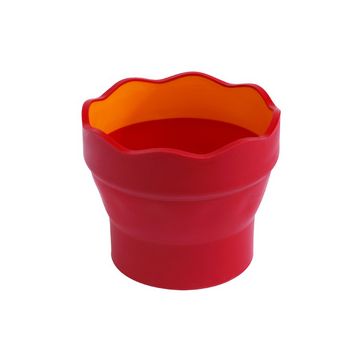 FABER-CASTELL Gobelet CLIC & GO, rouge