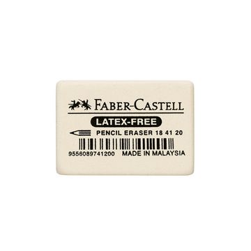FABER-CASTELL Gomme en caoutchouc 7041-40, blanc