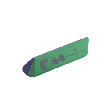 FABER-CASTELL Gomme en plastique "Dino", vert/bleu
