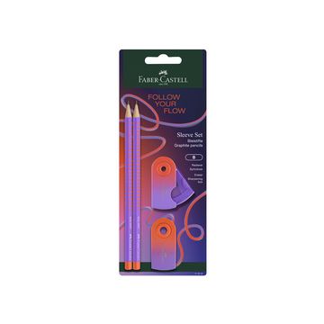 FABER-CASTELL Kit d'écriture GRIP Flow Edition, punchy melon