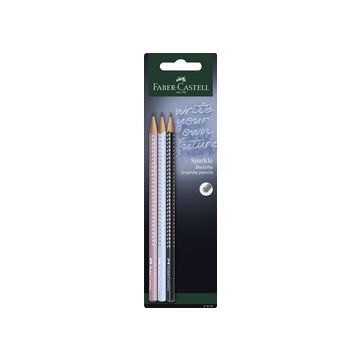 FABER-CASTELL Kit d'écriture GRIP SPARKLE Harmony, blister
