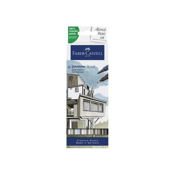FABER-CASTELL Marqueur Sketch GOLDFABER, étui de 26