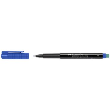 FABER-CASTELL Marqueur permanent MULTIMARK M, bleu