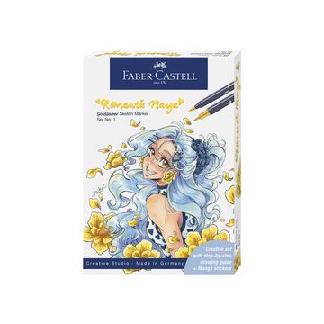 FABER-CASTELL Sketch Marker GOLDFABER, kit Romantic Manga 1