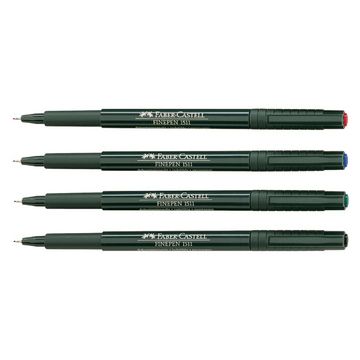 FABER-CASTELL Stylo feutre extra-fin FINEPEN 1511, rouge