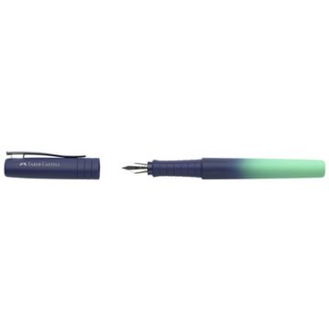 FABER-CASTELL Stylo plume POLY PEN, M, buzzing blue