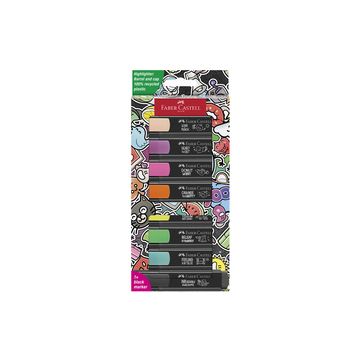 FABER-CASTELL Surligneur TEXTLINER 46 GRAFFITI, étui de 8