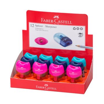 FABER-CASTELL Taille-crayon réservoir TREND 2019, présentoir x12