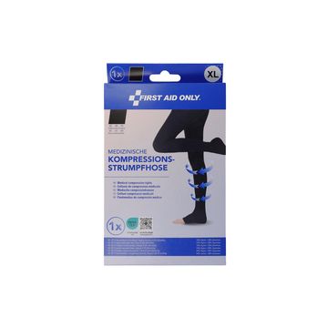 FIRST AID ONLY Collants de contention, XL, noir