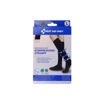 FIRST AID ONLY Mi-bas de contention, L, noir