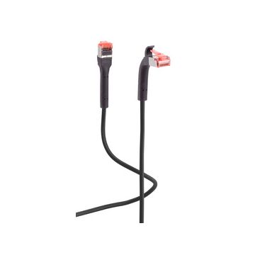 FLEXLINE Câble patch, cat. 6A, U/FTP, pliable, 10 m, noir