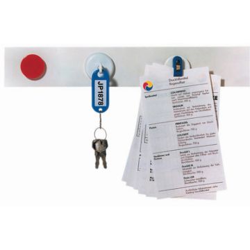 FRANKEN Barrette magnétique, (l)50 mm x (L)1.000 mm, blanc