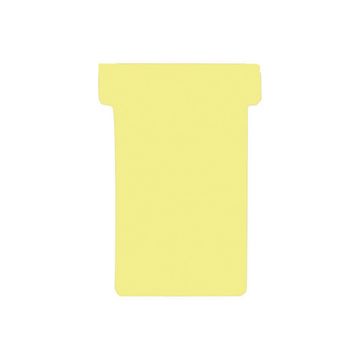 FRANKEN Fiches T, taille 2 / 48 x 84 mm, jaune