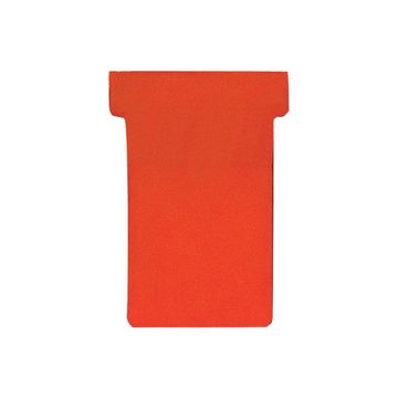 FRANKEN Fiches T, taille 2 / 48 x 84 mm, rouge