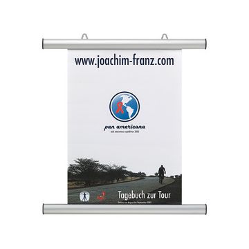 FRANKEN Profilé clipsable pour affiche, aluminium, argent