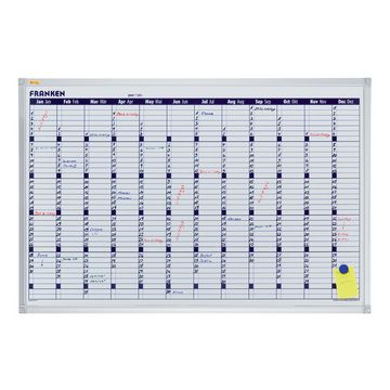 FRANKEN Tableau planning X-tra!Line calendrier, 900 x 600 mm