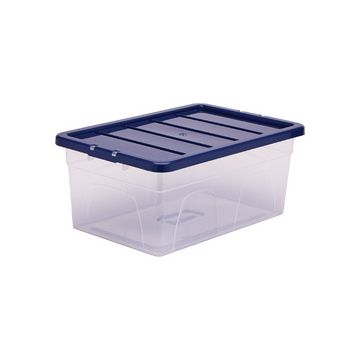 Fellowes Boîte de rangement BANKERS BOX, 38 L, transparent