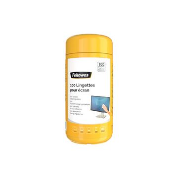 Fellowes Lingettes nettoyantes  pour écran, boîte de 100