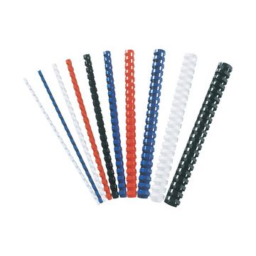 Fellowes Peigne à relier en plastique, A4, 10 mm, bleu