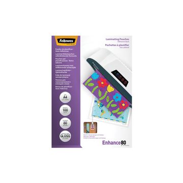 Fellowes Pochette de plastification Peel&Stick, A4
