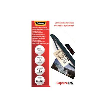 Fellowes Pochette de plastification, 64 x 95 mm, 250 microns