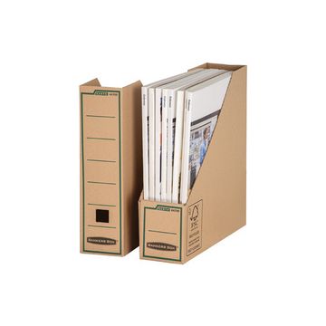 Fellowes Porte-revues BANKERS BOX EARTH, marron x20