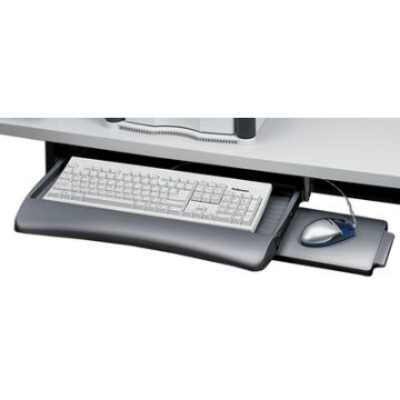 Fellowes Tiroir pour clavier avec tablette souris, graphite