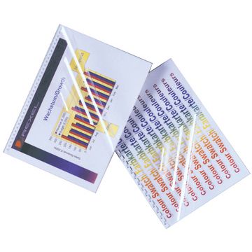 GBC Couverture de reliure HiClear, format A4, PVC, 0,20 mm