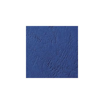 GBC Couverture de reliure grain cuir, A4, bleu royal