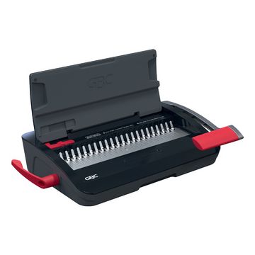 GBC Perforelieuse CombBind CB12, noir/rouge/argent