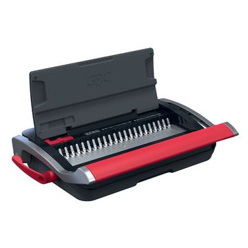 GBC Perforelieuse CombBind CB15, noir/rouge/argent