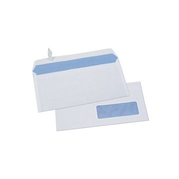 GPV Enveloppes ECO, DL, 110 x 220 mm, avec fenêtre, blanc