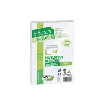 GPV Enveloppes ERAPure, DL, 110 x 220 mm, sans fenêtre