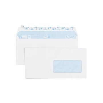 GPV Enveloppes, DL, 110 x 220 mm, avec fenêtre, blanc GPV Enveloppes, DL, 110 x 220 mm, avec fenêtre, blanc