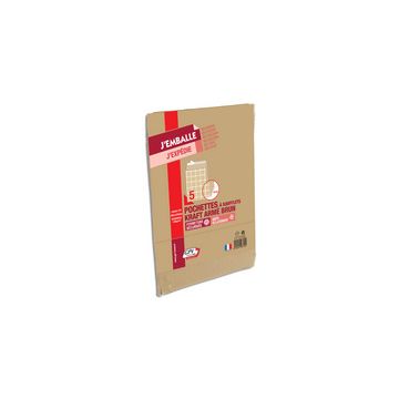 GPV Pochettes à soufflets, C4, 229 x 324 mm, kraft armé