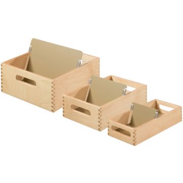 HAN Bac à fiches en bois pour 900 fiches, A7 paysage