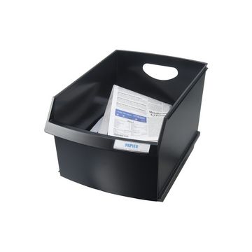 HAN Bac à papier LOGO-DRIVE, polystyrène, 25 litres, noir