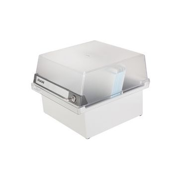HAN Boîte à fiches pour 800 cartes, A5 paysage, gris clair HAN Boîte à fiches pour 800 cartes, A5 paysage, gris clair