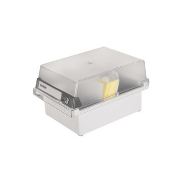 HAN Boîte à fiches pour 800 cartes, A6 paysage, gris clair