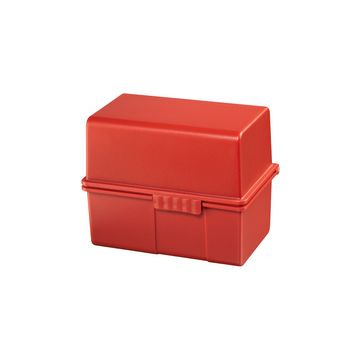 HAN Boîte à fiches, A6 paysage, plastique, rouge HAN Boîte à fiches, A6 paysage, plastique, rouge