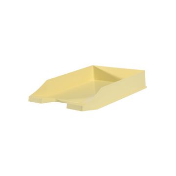 HAN Corbeille à courrier KLASSIK, polystyrène, jaune pastel x10