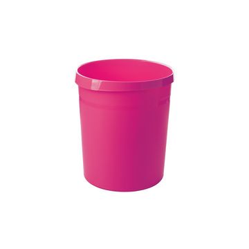 HAN Corbeille à papier GRIP TREND COLOURS, PP, 18 L, rose