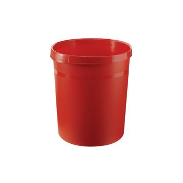 HAN Corbeille à papier GRIP, PP, 18 litres, rouge