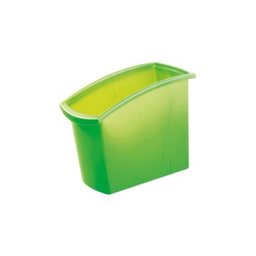 HAN Corbeille à papier MONDO, PP, 18 litres,vert translucide