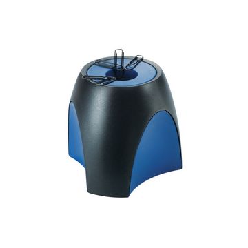 HAN Distributeur de trombones DELTA, polystyrène, noir/bleu